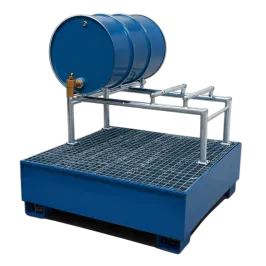 Produit Support de soutirage acier à cornière - 2 fûts Image