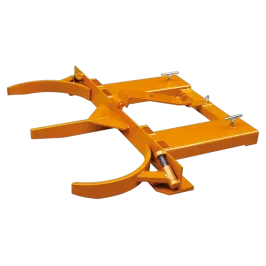 Produit Double-pince porte-fût acier 110/220 L – passage de fourches, ouverture automatique Image