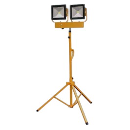 Produit Projecteur LED sur trépied 2x30W orientables - Hauteur réglable Image