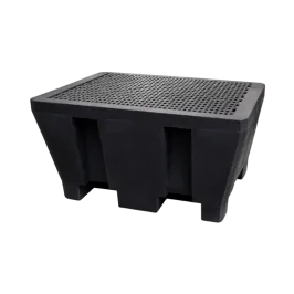 Produit Bac de rétention PEHD pour 1 fût avec caillebotis - 225 litres Image