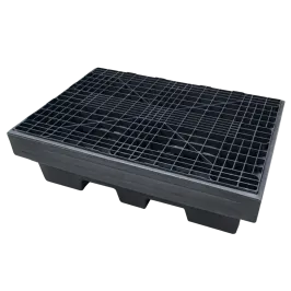 Produit Bac de rétention PEHD pour 2 fûts avec caillebotis - 220 litres Image