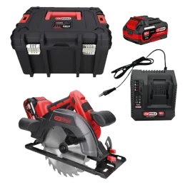 Produit Coffret scie circulaire Ø190 mm avec 2 batteries et chargeur - 1000W Image