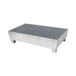 Produit Bac de rétention acier pour 2 fûts avec caillebotis - 220 litres Image