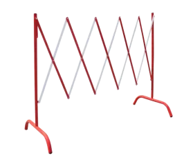 Produit Barrière extensible en acier - Rouge et Blanc - 2m30 Image