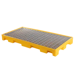 Produit Plateforme de rétention PEHD avec caillebotis acier - 60 litres Image