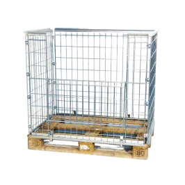 Produit Réhausse Palette Grillagée avec côté demi-ouvert  - H1020mm Image
