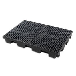 Produit Plateforme de rétention PEHD avec caillebotis - 120 litres - pour 1 palette Image