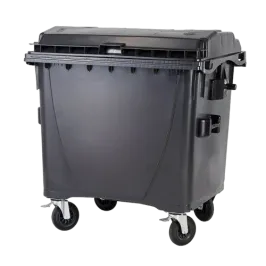 Produit Conteneur à déchets 1100 L Gris/Noir Image