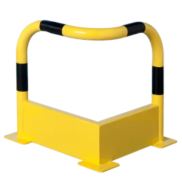 Produit Arceau de protection de coin - plinthe de protection - noir et jaune - L650xl650xH650 mm Image