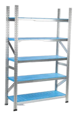 Produit Rayonnage galvanisé - Elément départ tablette plastique - 140 kg/niveau Image