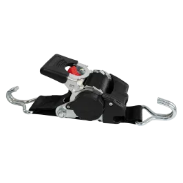 Produit Sangle d'arrimage avec enrouleur automatique L3,25mxl50mm - Tendeur à cliquet et ancrage à crochet double Image