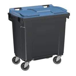 Produit Conteneur 4 roues 770 L - Couvercle bleu Image