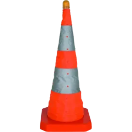 Produit Cône de signalisation pliable lumineux - 750mm Image