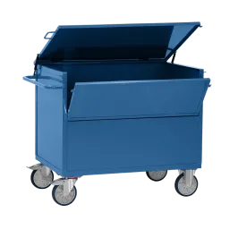 Produit Chariot à caisse tôlée avec couvercle – 600 kg Image