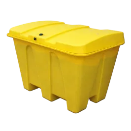 Produit Coffre de stockage 500 L - Jaune PEHD - Avec serrure et poignée Image