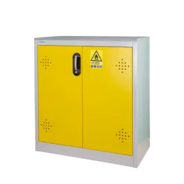 Produit Armoire de sûreté basse jaune - 2 portes Image