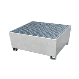 Produit Bac de rétention acier pour 4 fûts avec caillebotis -  440 litres Image