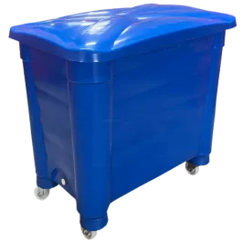 Produit Bac de stockage bleu avec roulettes - 325L Image