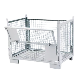 Produit Caisse palette ajourée repliable type "Europool" Capacité 1000kg - L1240xl840xH970 mm Image
