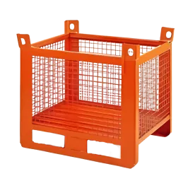 Produit Conteneur grillagé (Lot de 6) – Avec skis, 1200x800x910mm Image