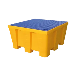 Produit Bac de rétention PEHD pour 4 fûts avec caillebotis - 880 litres Image