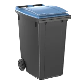 Produit Conteneur 2 roues 360 L - Couvercle bleu Image