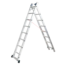 Produit Échelle transformable 2 plans – 2×7 échelons – H 2,93 m – charge 150 kg Image
