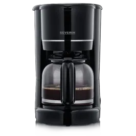 Produit Cafetière filtre en plastique noir 900W – 1,25 L Image