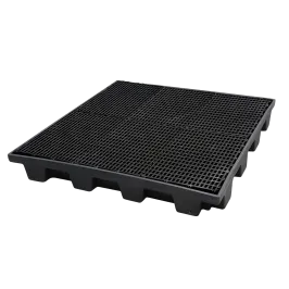 Produit Plateforme de rétention PEHD avec caillebotis plastique - 180 litres Image