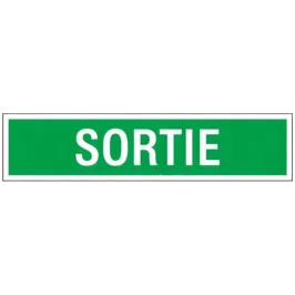 Produit Panneau - Sortie de secours – L330xl75 mm Image