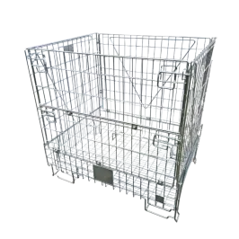 Produit Caisse acier grillagée pliable 1m³ - 800kg Image