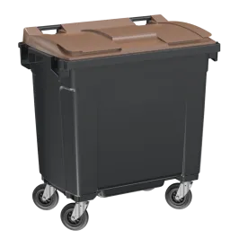 Produit Conteneur 4 roues 770 L - Couvercle marron Image
