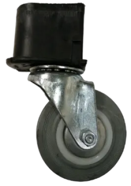 Produit Lot de 4 Roulettes Pivotantes pour Caisse Plastique 550 L Image