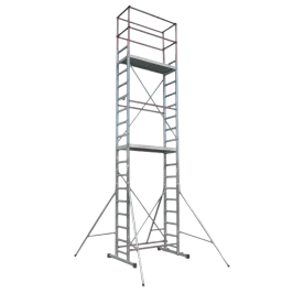 Produit Échafaudage aluminium – H 7 m – charge 150 kg Image
