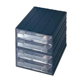 Produit Lot de 2 blocs de 4 tiroirs transparents Image