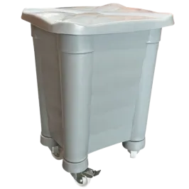 Produit Bac de stockage gris avec roulettes - 115L Image