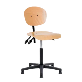 Produit Siège d'atelier en hêtre sur patins Image