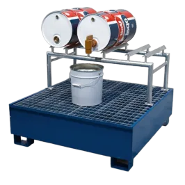 Produit Support de soutirage acier à cornière - 3 fûts Image