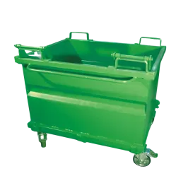 Produit Conteneur à fond ouvrant laqué avec roulettes - 500 Litres Image