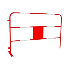 Produit Barrière de chantier acier avec plaque 1,50 m Image