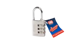 Produit Cadenas combinaison 4 chiffres, aluminium gris titanium, haute résistance Image
