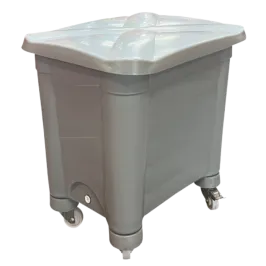 Produit Bac de stockage gris avec roulettes - 200L Image