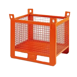 Produit Conteneur grillagé (Lot de 6) – Avec skis, 1000x800x910mm Image