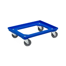 Produit Chariot porte bac Bleu 600x400 mm Image