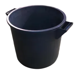 Produit Bac plastique rond Noir 120 litres Image