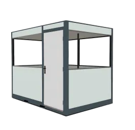 Produit Option isolation cabine d'atelier 3x3 m - 9m² Image