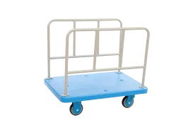 Produit Chariot plastique 2 ridelles fixes côté long - 300 kg Image