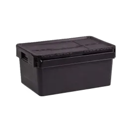Produit Bac navette avec couvercle Noir 45 L Image
