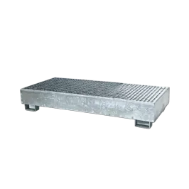 Produit Bac de rétention acier pour 3 fûts avec caillebotis - 330 litres Image