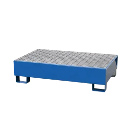 Produit Bac de rétention acier laqué pour 2 fûts avec caillebotis - 220 litres Image